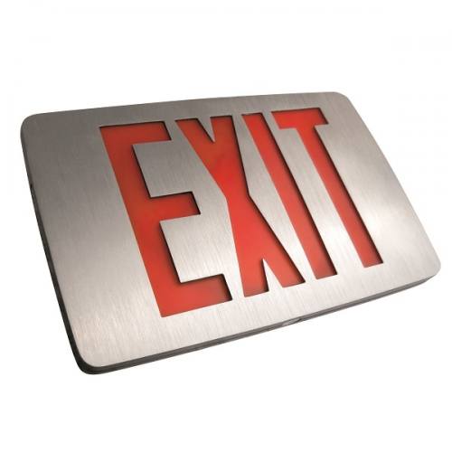 THIN DIE-CAST LED EXIT SIGN PFLED-KZXTEU