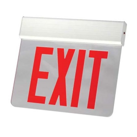 NEW YORK CITY COMPLIANT EDGELIT ALUMINUM EXIT SIGN PFLED-NYELXTEU