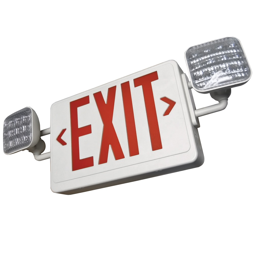 LED EXIT & EMERGENCY THERMOPLASTIC COMBO PFLED-LEDCXTEU