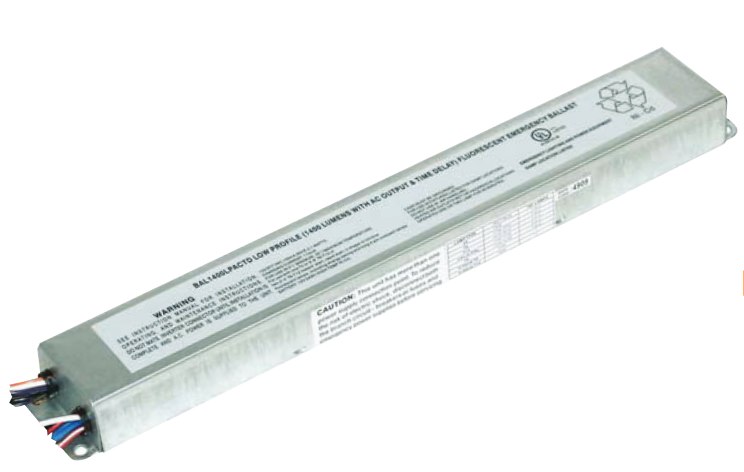 LOW PROFILE FLUORESCENT EMERGENCY BALLAST 1400 LUMENS PFLED-BAL1400LPTD