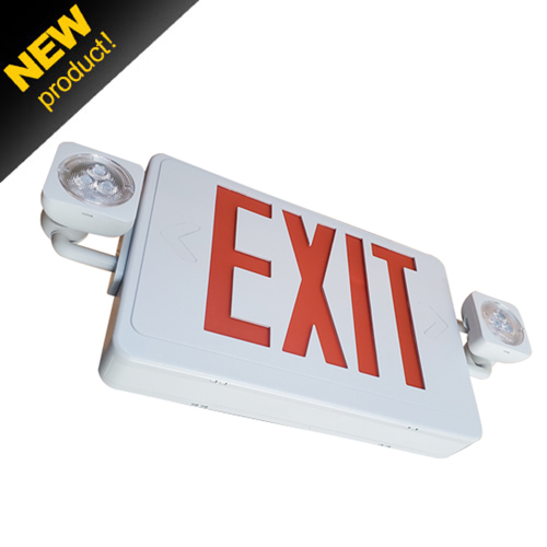 LED EXIT & EMERGENCY THERMOPLASTIC COMBO PFLED-CEM