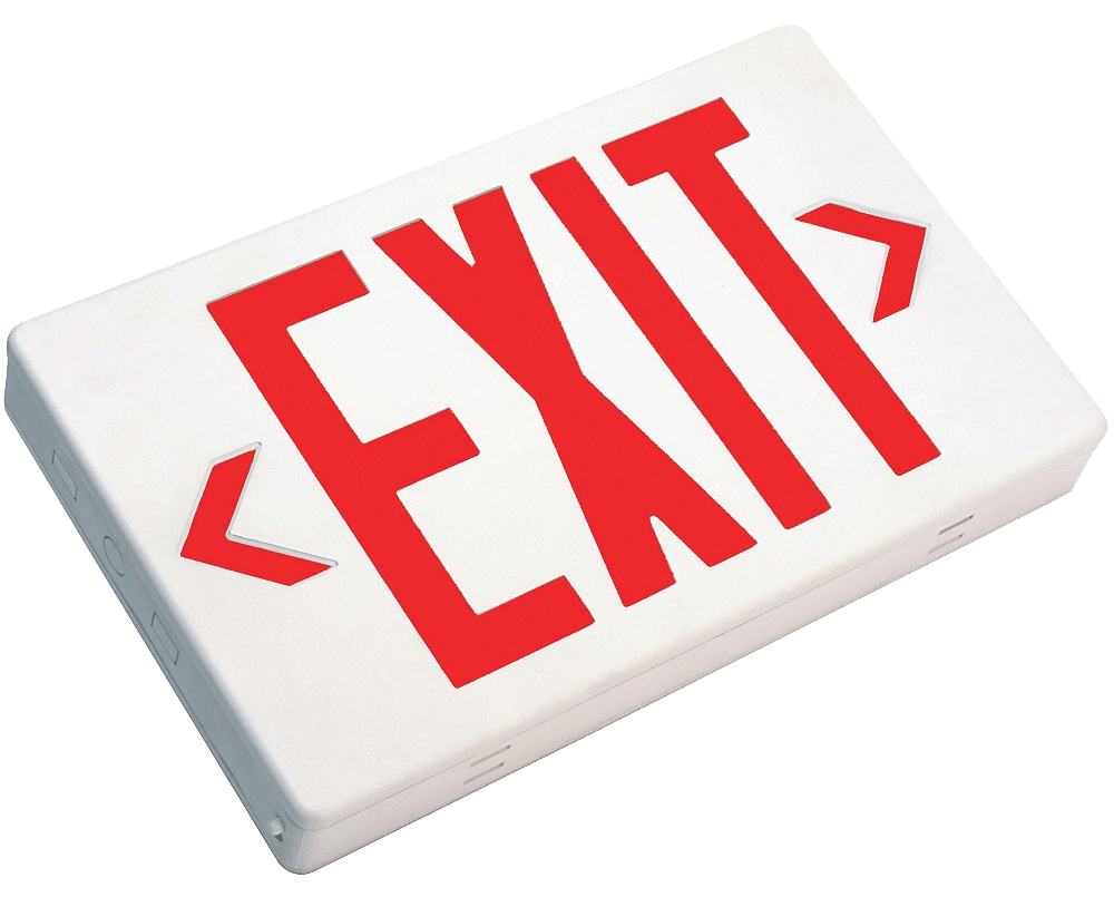 Remote Capable Thermoplastic Exit Sign PFLED-CEMXTE