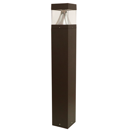 BOL-S-LKFS - Square, flat top Bollards –Lumen & Kelvin Field Selectable