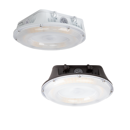 Round Canopy-Lumen & CCT Selectable- Sensor-Ready