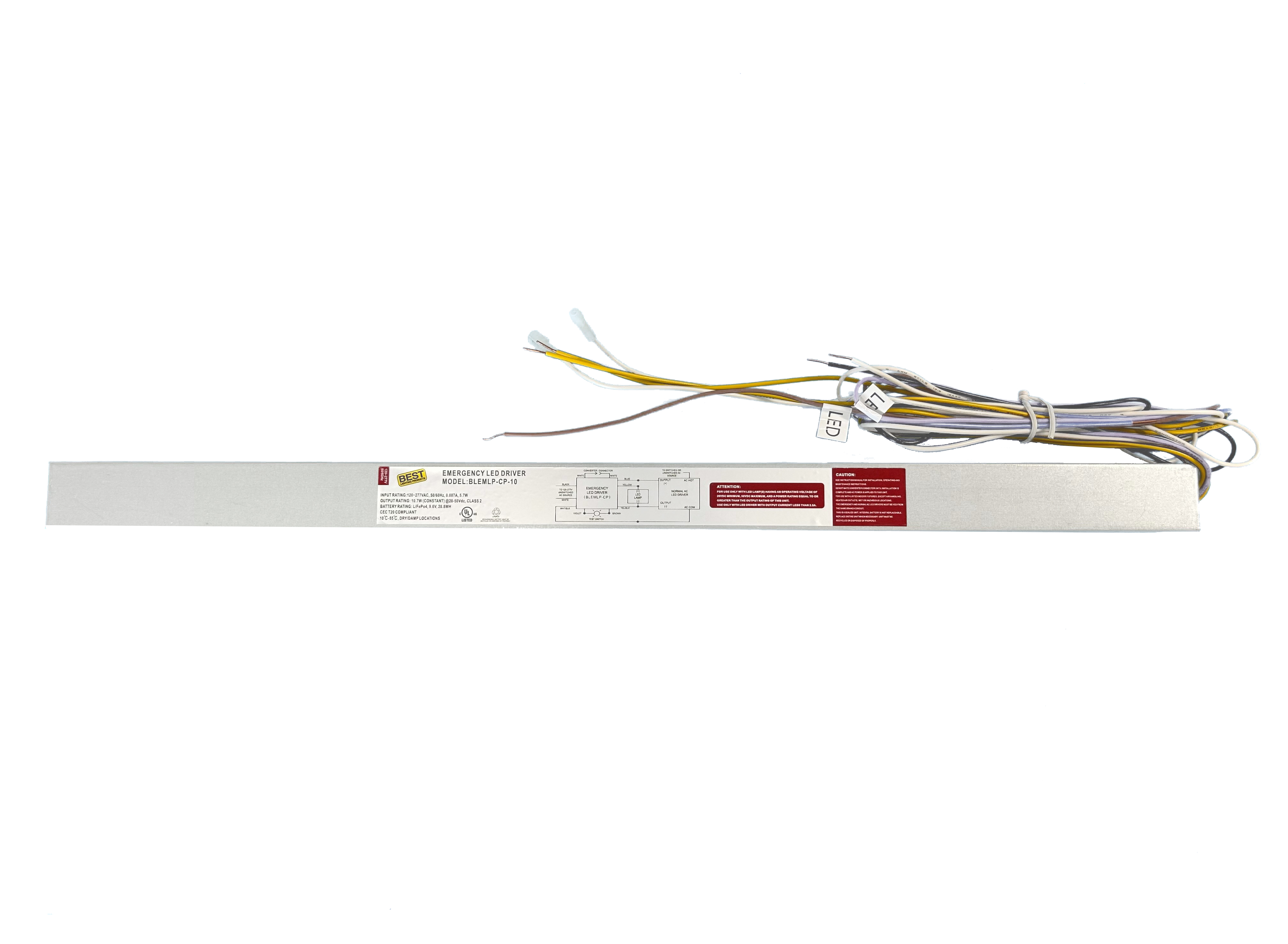 10-Watt-CONSTANT-POWER EMERGENCY LED DRIVER BLEMLP-CP
