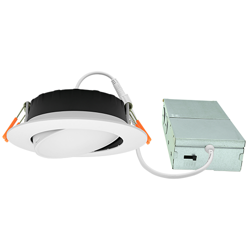Gimbal Canless Recessed Downlight Fixture -4" and 6" - 5CCT selectable PFLED-IMODCGR