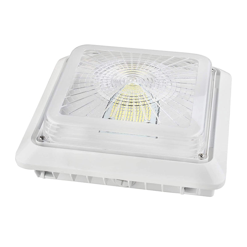30/40/55W Square LED Canopy Light AC 120~277V CCT 30/40/50K