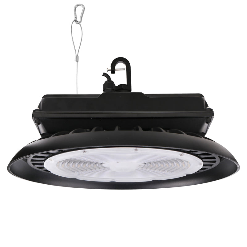 300W High Bay LED Light AC 120~277V Black Housing Motion Sensor