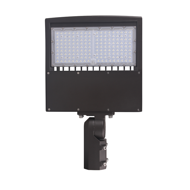 100W LED Shoebox Light Brown Housing AC 120~277V CCT 5000K