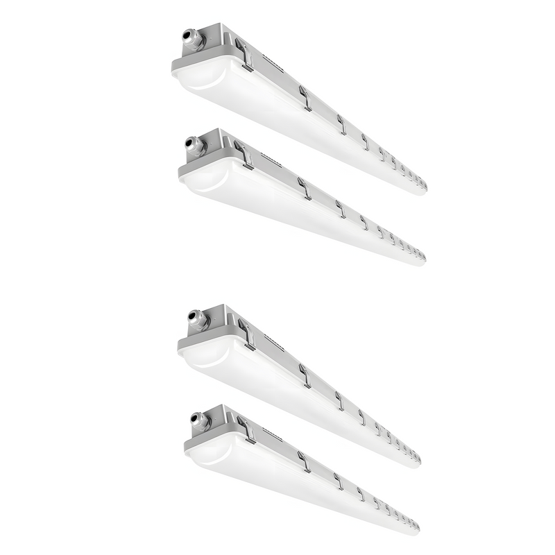 8FT LED Vapor Tight Light Selectable Wattage & CCT AC 120-277V