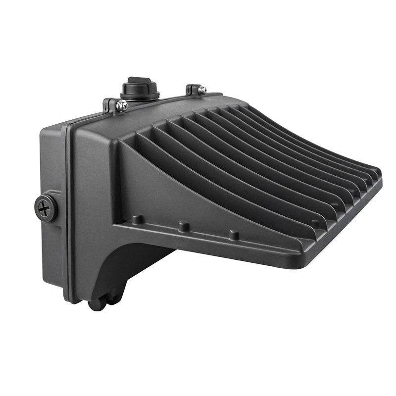 60W 80W 100W 120W Wattage Selectable Full Cut Off Wall Pack With Buit In Photocell