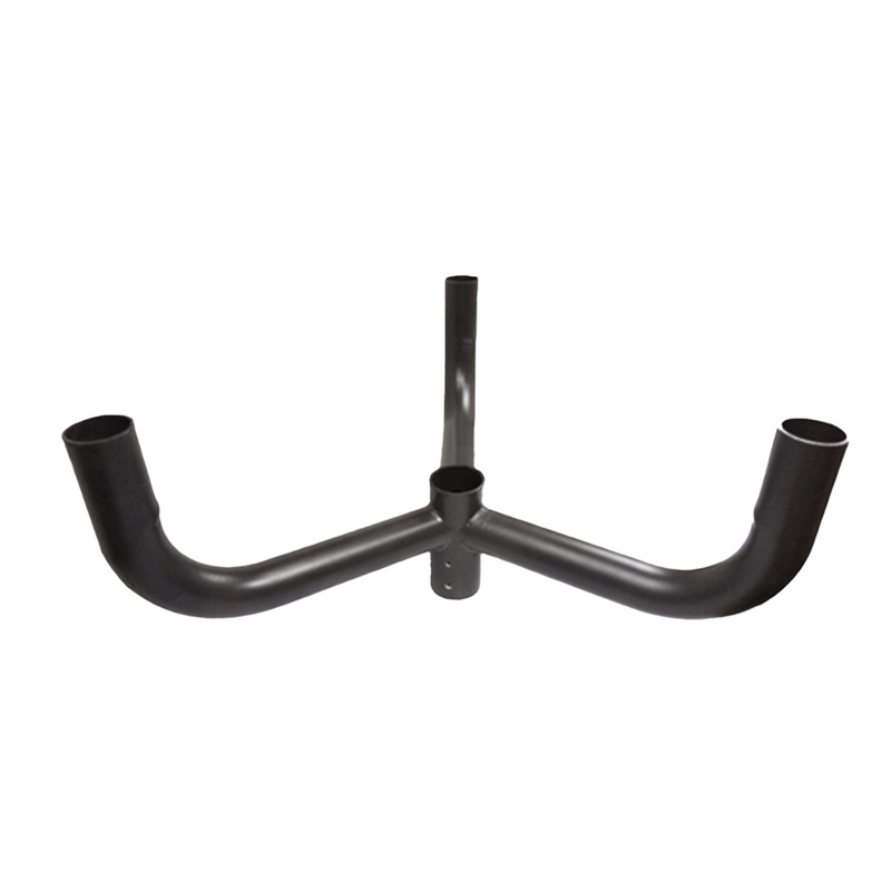 Triple Bullhorn Tenon for 3 fixtures-120 Degree Round