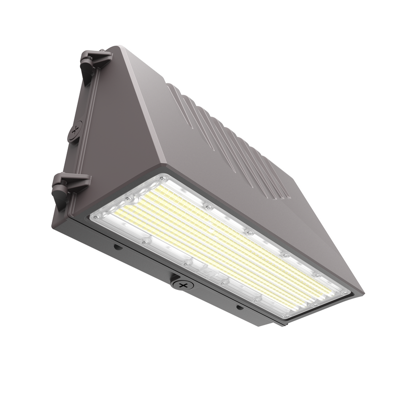 60/90/100/120W Wattage Selectable LED Full Cut Off Wall Pack Light- CCT 3000K/4000K/5000K Selectable-AC 120~277V