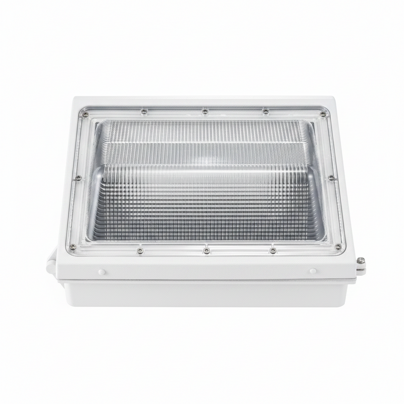 White Housing - 60/80/100/120W LED Semi Cutoff Wall Pack Light-Large Size-AC 120~277V CCT 3000K/4000K/5000K Tunable